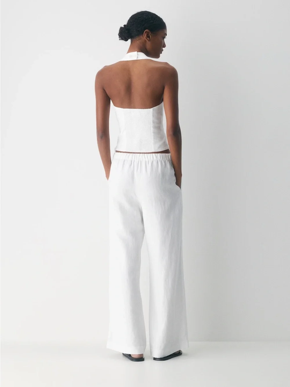 Aritzia CruiseLinen Lodge Pant  Women’s White Linen Pants  New with tags